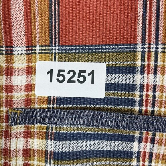 The Territory Ahead Shirt Mens Small Multicolor Plaid Long Sleeve Pockets - Picture 12 of 12